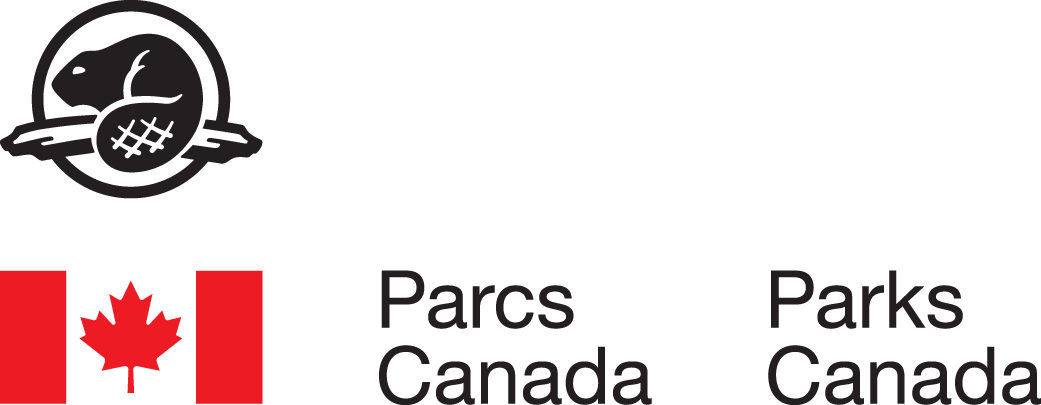 Logo de Parcs Canada avec petit castor