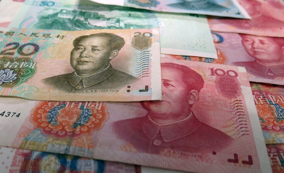 China currency money RMB. Cash is important in business travel.