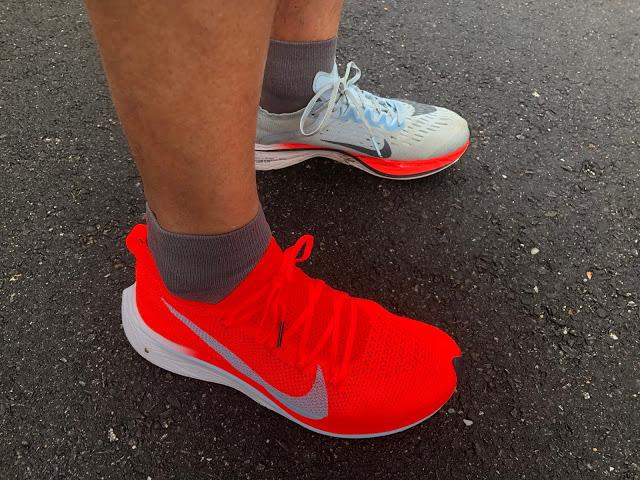 Road Trail Run: Vaporfly 4% Flyknit Initial Impressions and Race Review.  Near Perfect for 1:07 & 1:40 Half Racer/Testers. Comparisons to the  Original Vaporfly 4% and Zoom Fly Flyknit