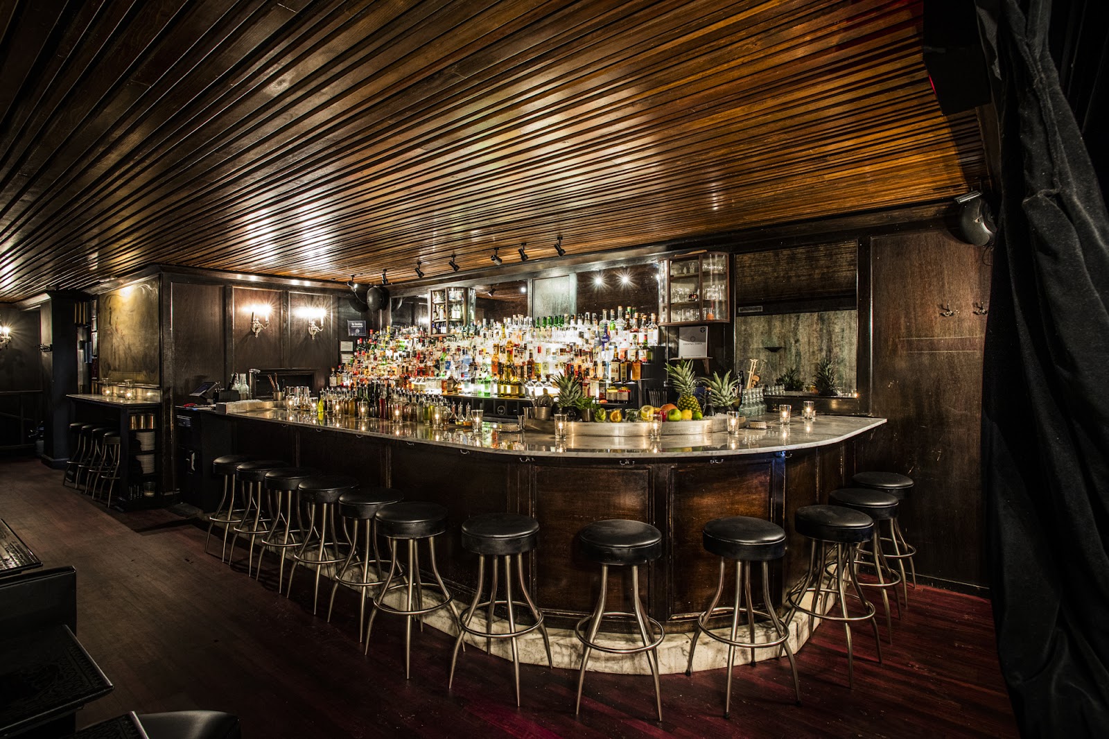 The bar at Death & Co in NYC’s East Village