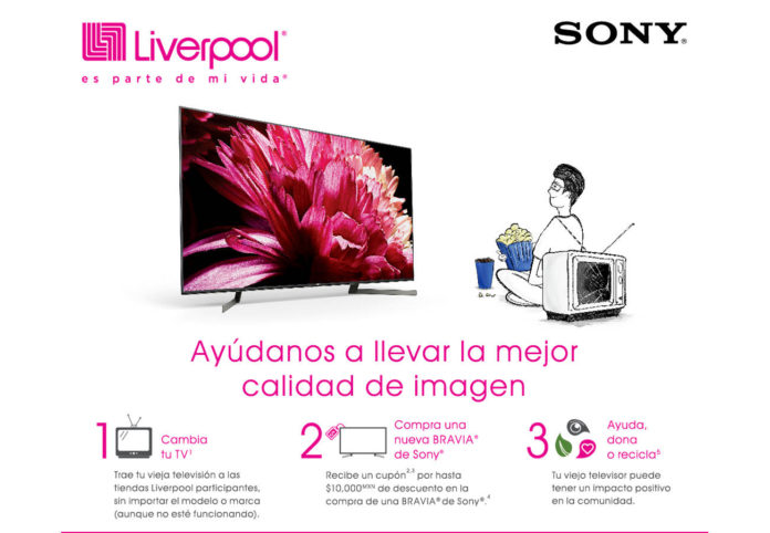 El paso a la mejor calidad”, campaña de Sony y Liverpool para adquirir  nuevo televisor - Claro y Directo MX