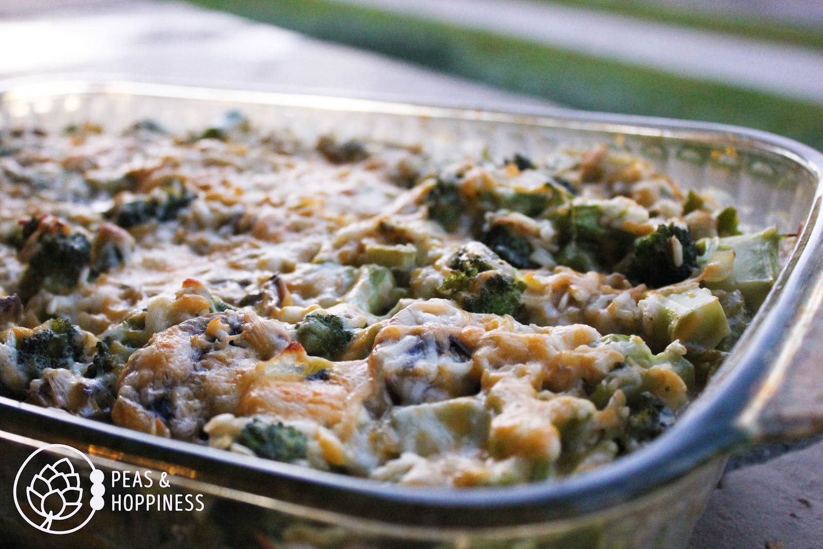 Eating gluten-free can still be delicious! Above is gluten-free  All-Natural Broccoli Rice Casserole . Click link for the recipe!