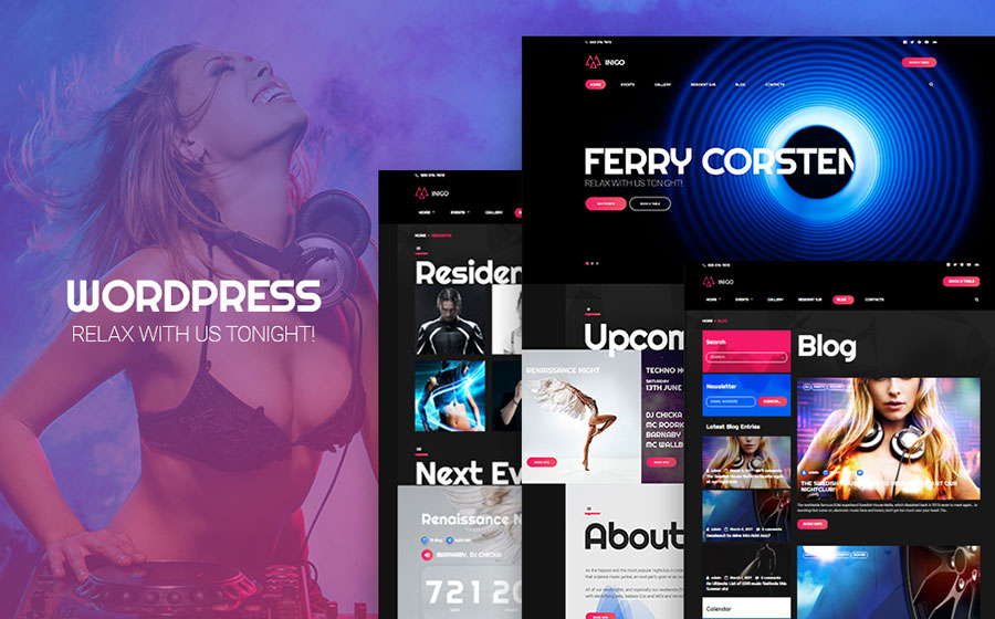 Tema de WordPress para discotecas