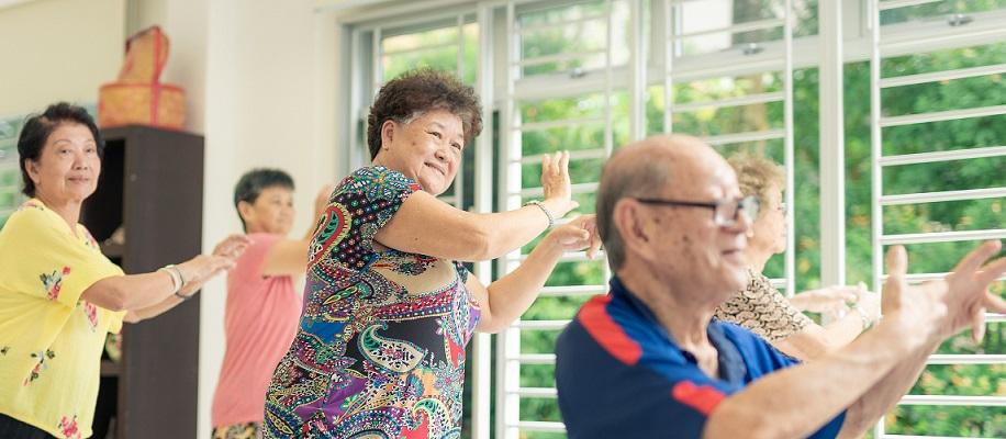 Elderly Dance Fitness Classes