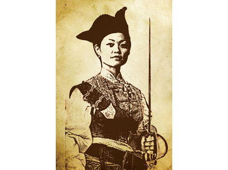 A portrait of pirate Ching Shih