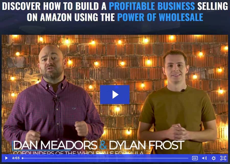 The Wholesale Formula from Dan Meadors and Dylan Frost