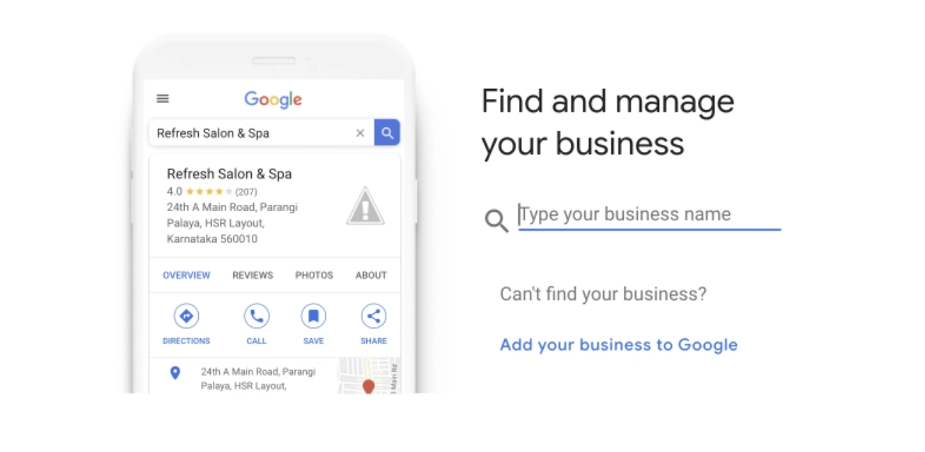 Google business profile: Add business to Google