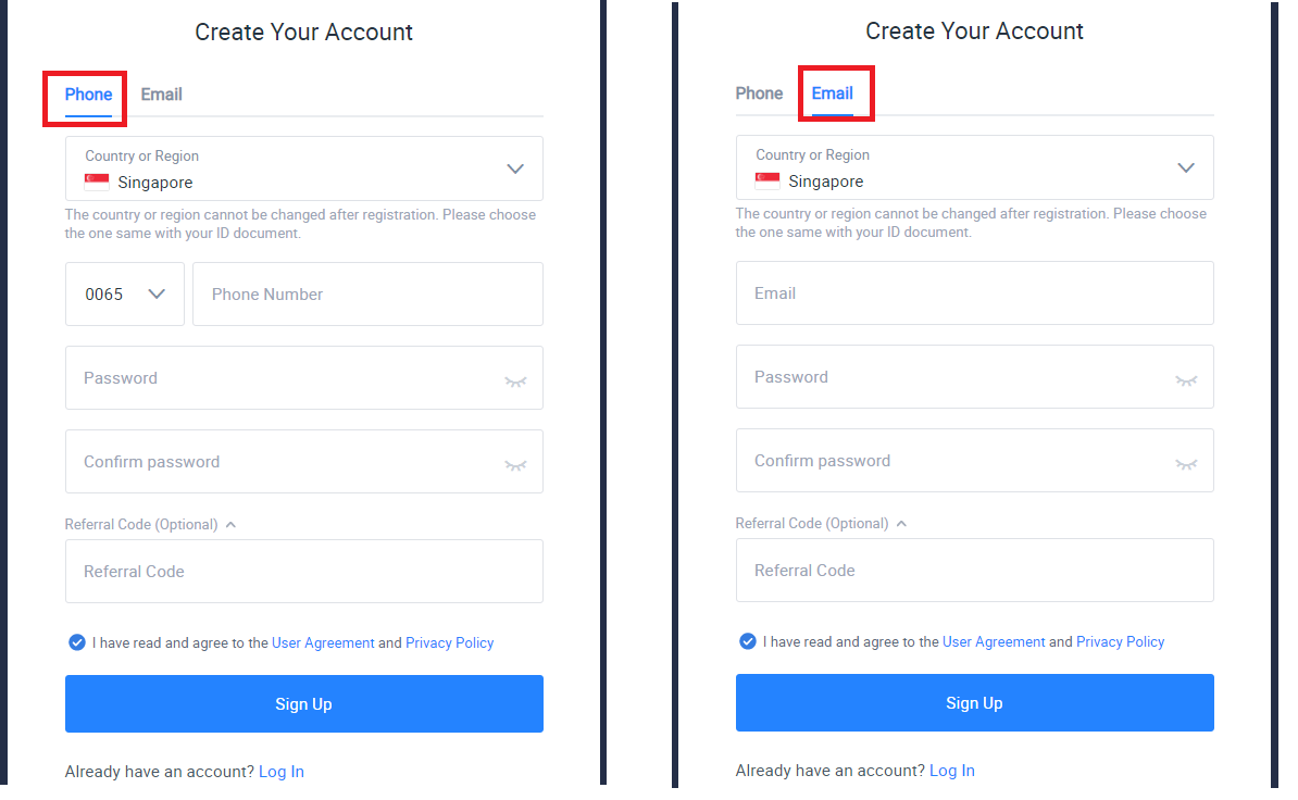 Cách đăng ký và đăng nhập tài khoản trong Huobi
