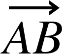 {"mathml":"<math style=\"font-family:stix;font-size:16px;\" xmlns=\"http://www.w3.org/1998/Math/MathML\"><mstyle mathsize=\"16px\"><mover accent=\"true\"><mrow><mi>A</mi><mi>B</mi></mrow><mo>→</mo></mover></mstyle></math>","truncated":false}