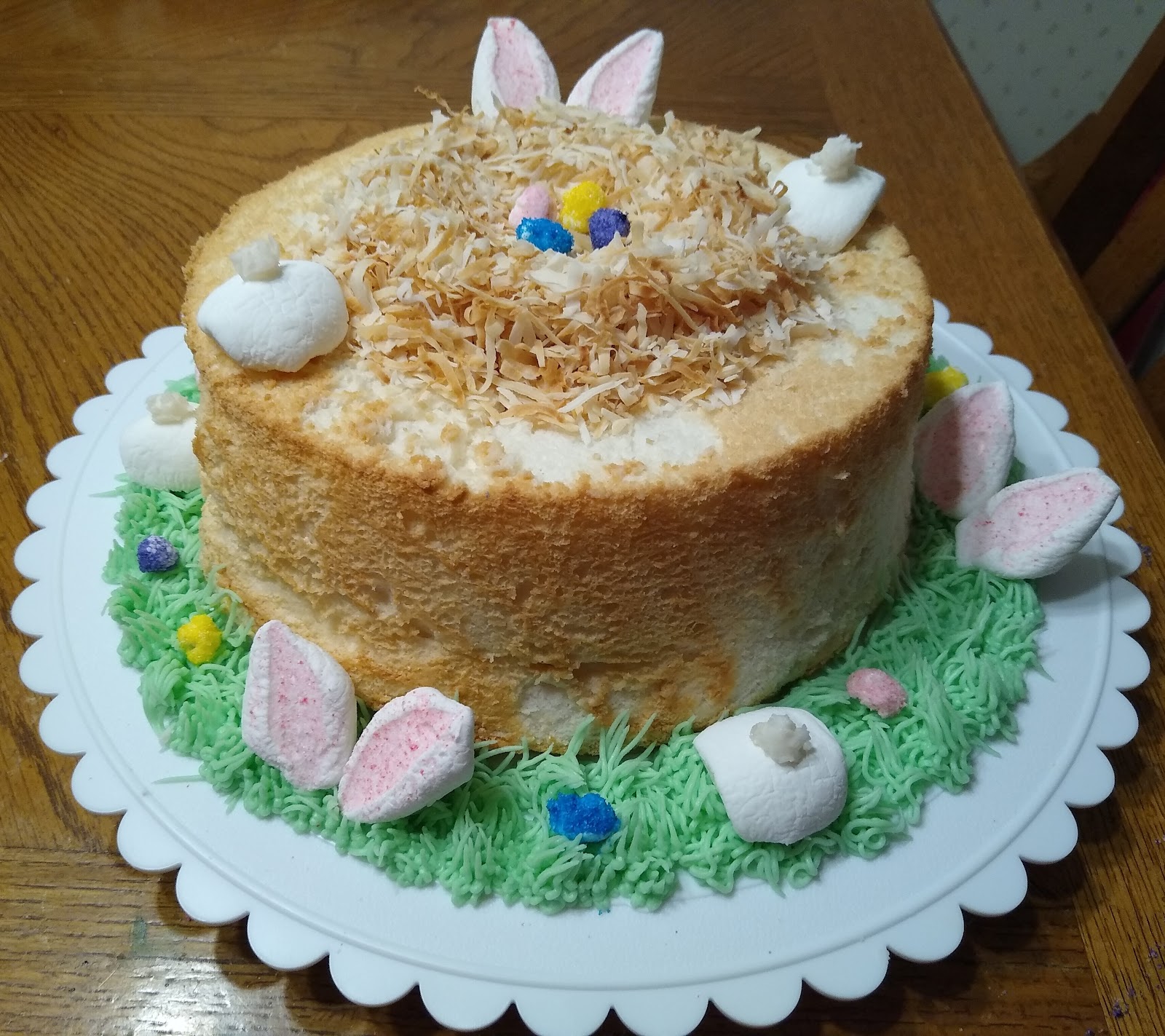 Easter angel food cake picture