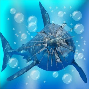 Angry Shark Jaws Crack Screen apk Download