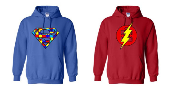 Autism Superhero Youth Hoodies