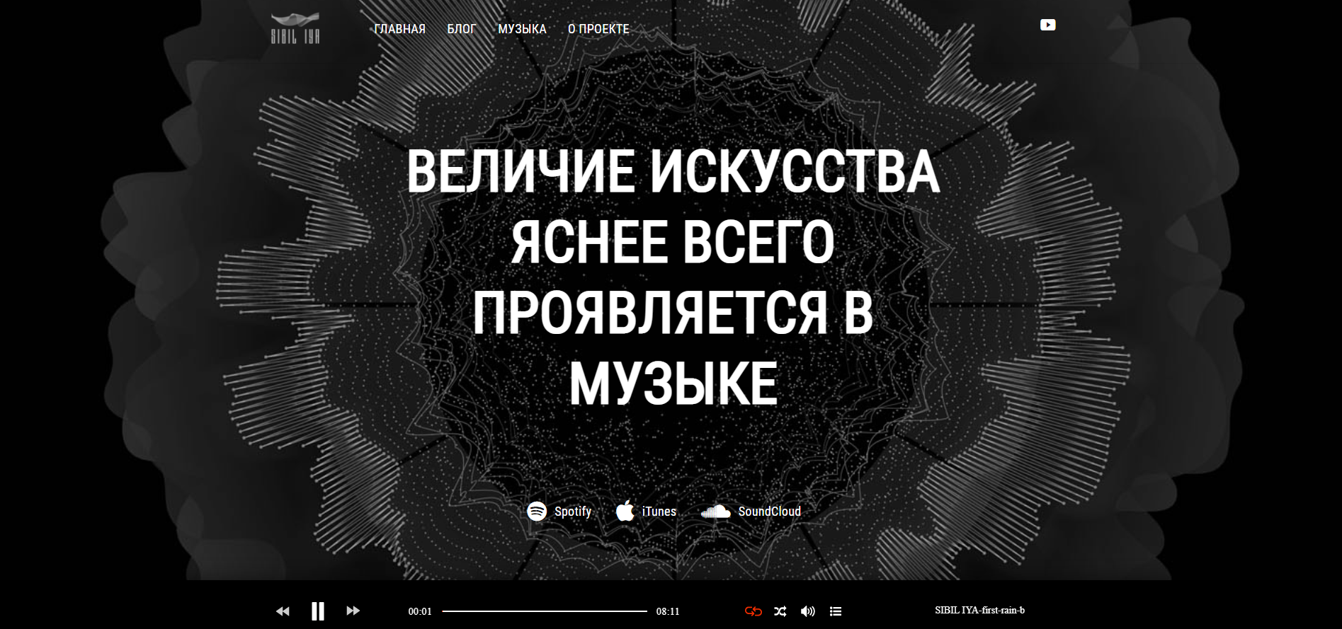 Официальный сайт Антона Сибиля и его проекта SIBIL IYA