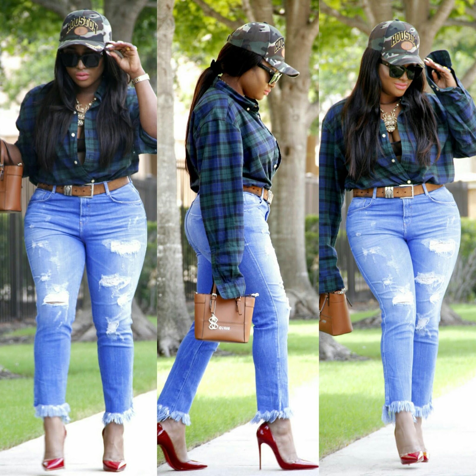 Naija Fashion Daily!: FASHION FOR CURVY GIRLS: MOM JEANS AND OVERSIZED  SHIRT BY TOUN AJ