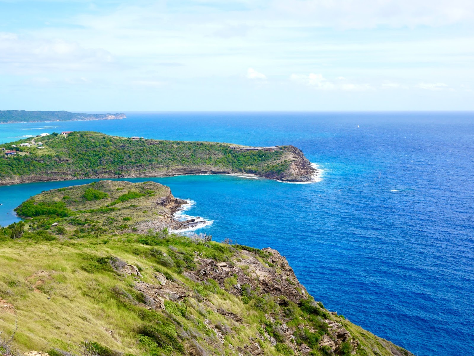 A stunning view of Shirley Heights during the Round Island Tour in Antigua.