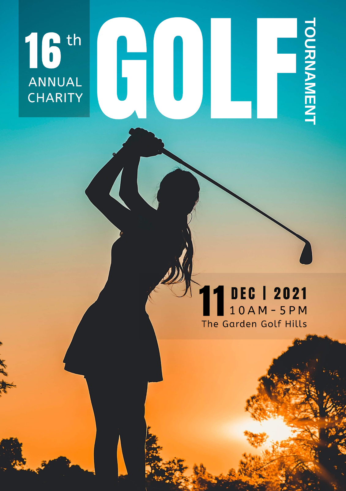 DocHipo's Golf Tournament Poster template