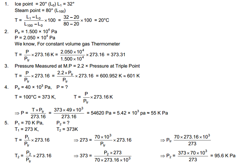 Heat and Temperature HC Verma Concepts of Physics Solutions