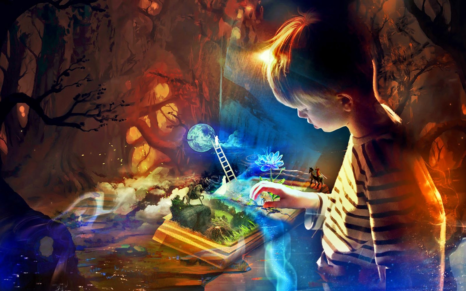 fantasy, 3D, child, CGI, imagination, stories :: Wallpapers