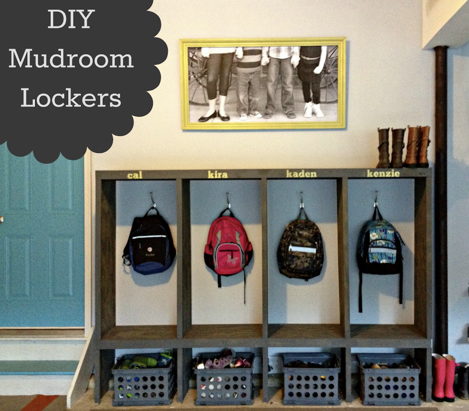 Garage Mudroom Locker Plans