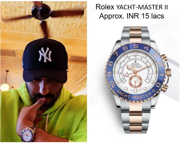 Arjun Kapoor’s Yacht Master Watch.png