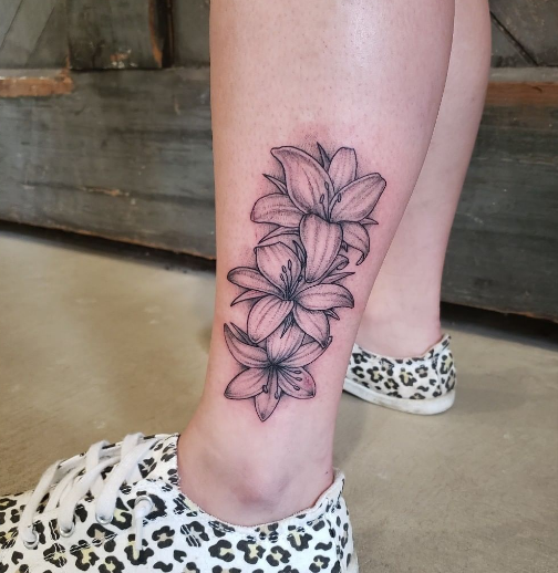 nice lilly tattoo