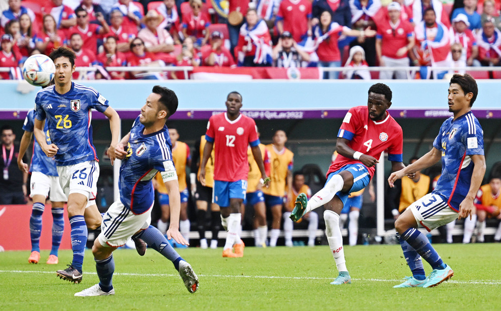 Nhật Bản vs Costa Rica: Fuller mở tỷ số bằng cú cứa lòng chân trái 