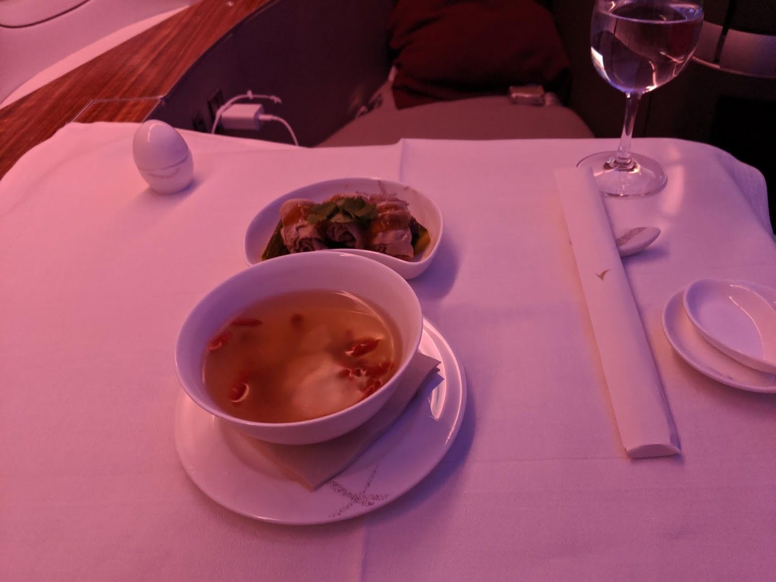 Cathay Pacific First Class Ginseng Soup