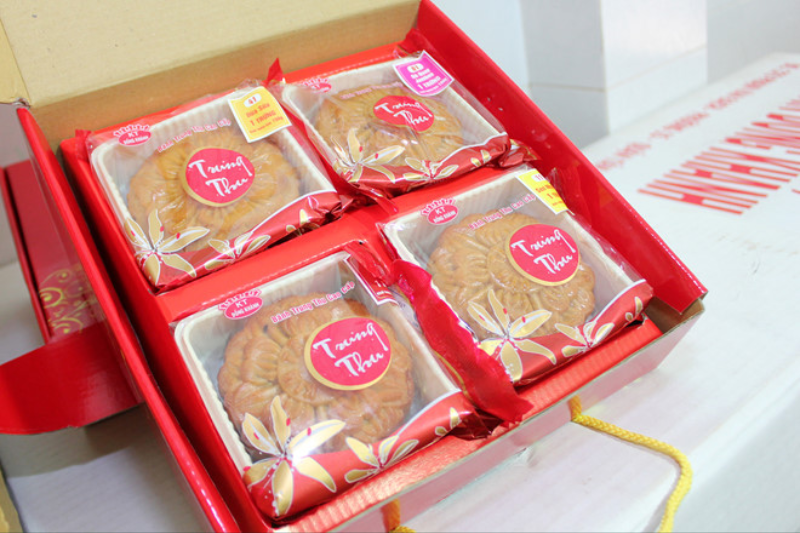 bánh trung thu thật