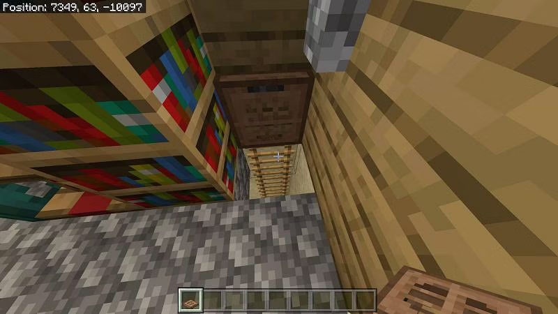 How to make a Spruce Trapdoor in Minecraft