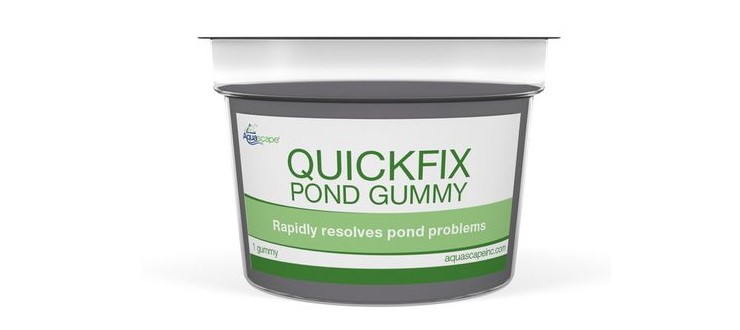 Quickfix pond gummy for your backyard pond.