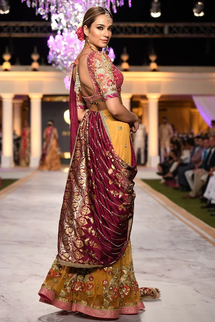 Inspirational Saree Designs For Wedding In Pakistan