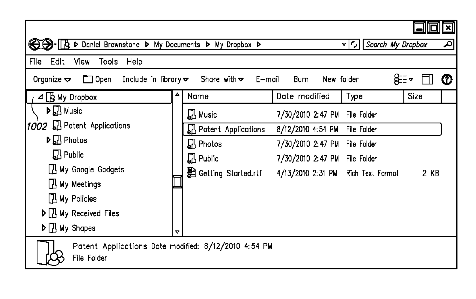 Dropbox patent drawing - Intellectual Property related costs