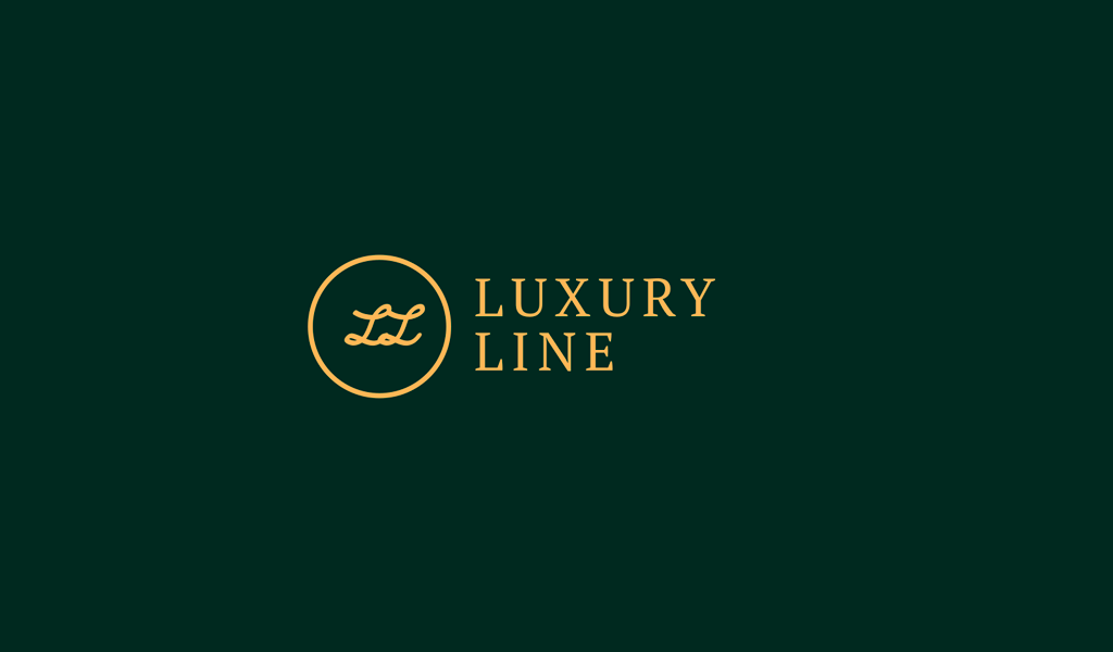Letras Ll Logotipo De Luxo