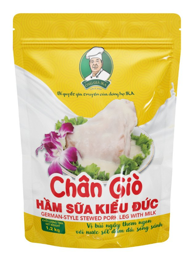 Chân giò hầm sữa kiểu Đức