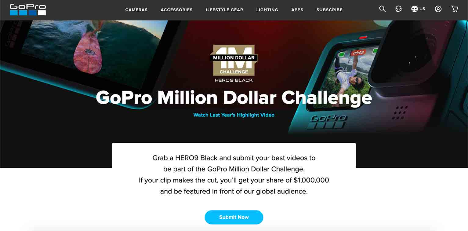 GoPro million dollar challenge