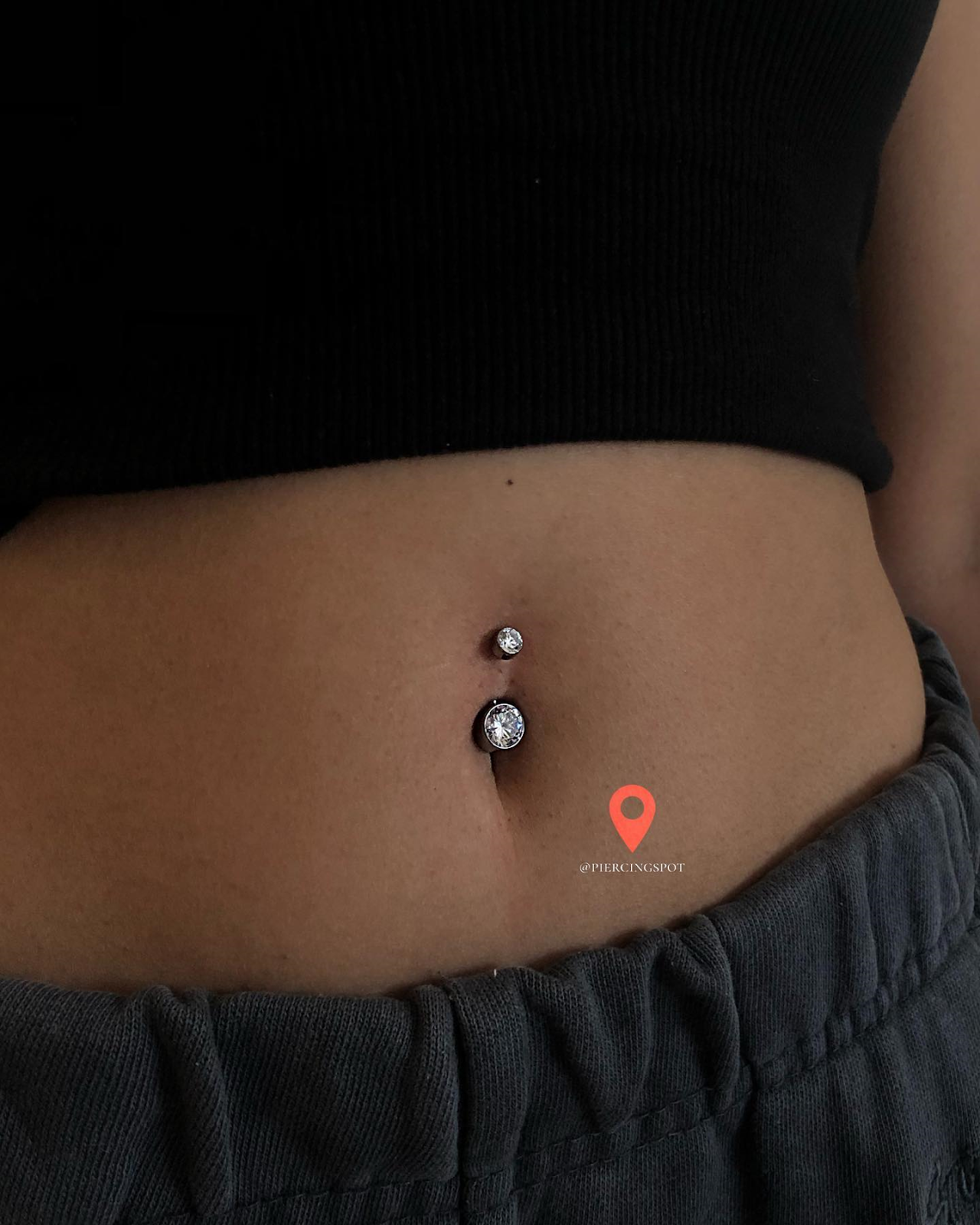 material for belly button piercing