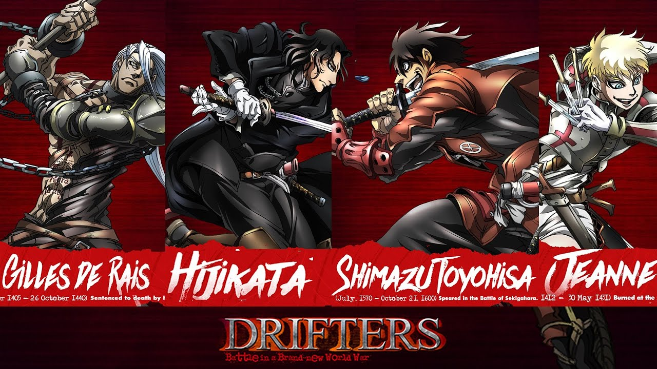 Drifters Characters VS Real-Life Historical Figures