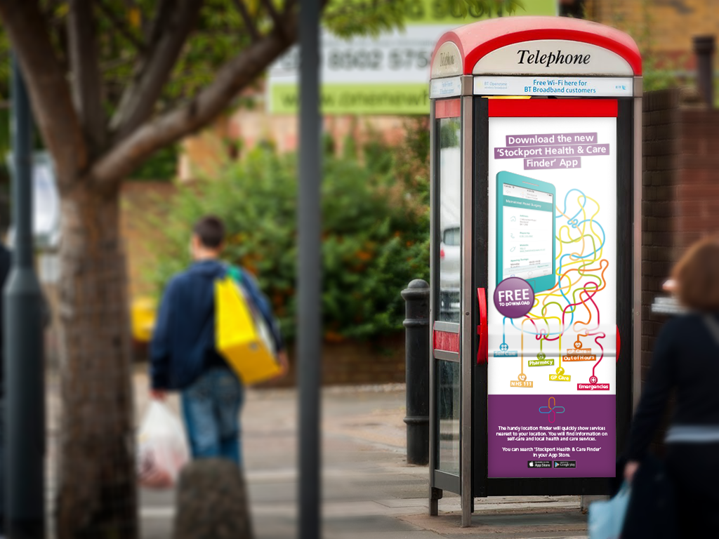 Phone boxes are everywhere and are an ideal way to capture attention no matter your location. This great long-term branding opportunity is very cost-effective. 