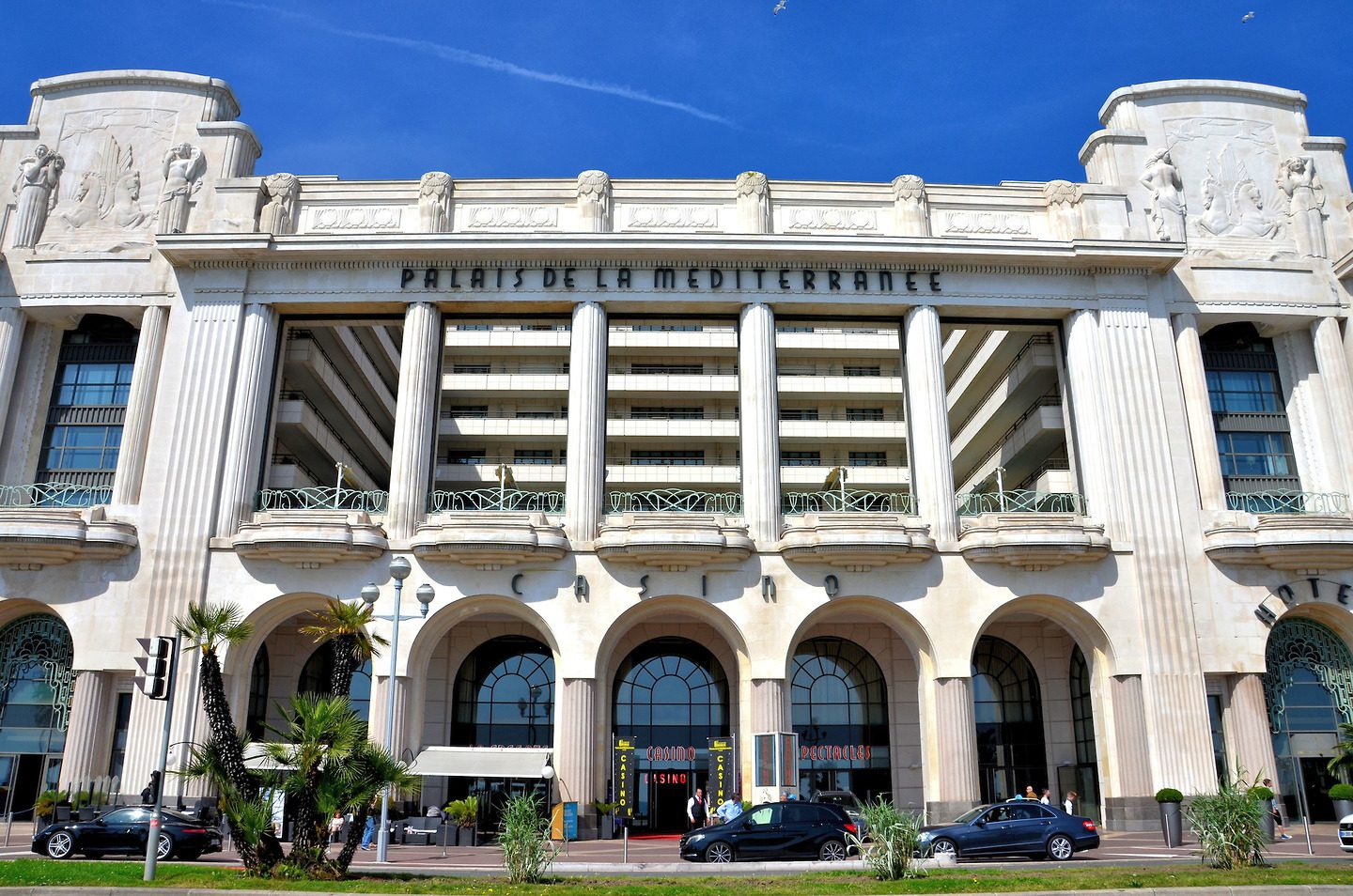 The gorgeous Casino Palais de la Mediterranee in Nice, France