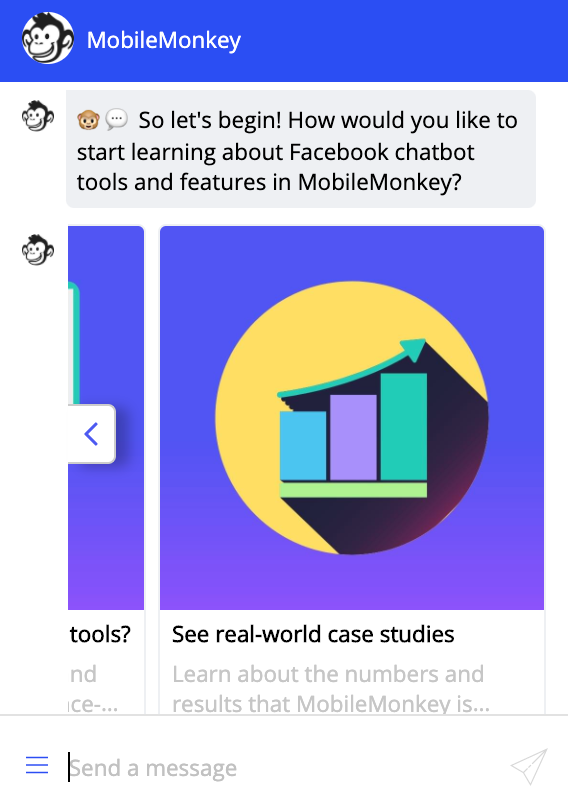 Chatbot content strategy tools from Customers.ai
