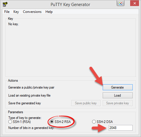 puttygen-generate