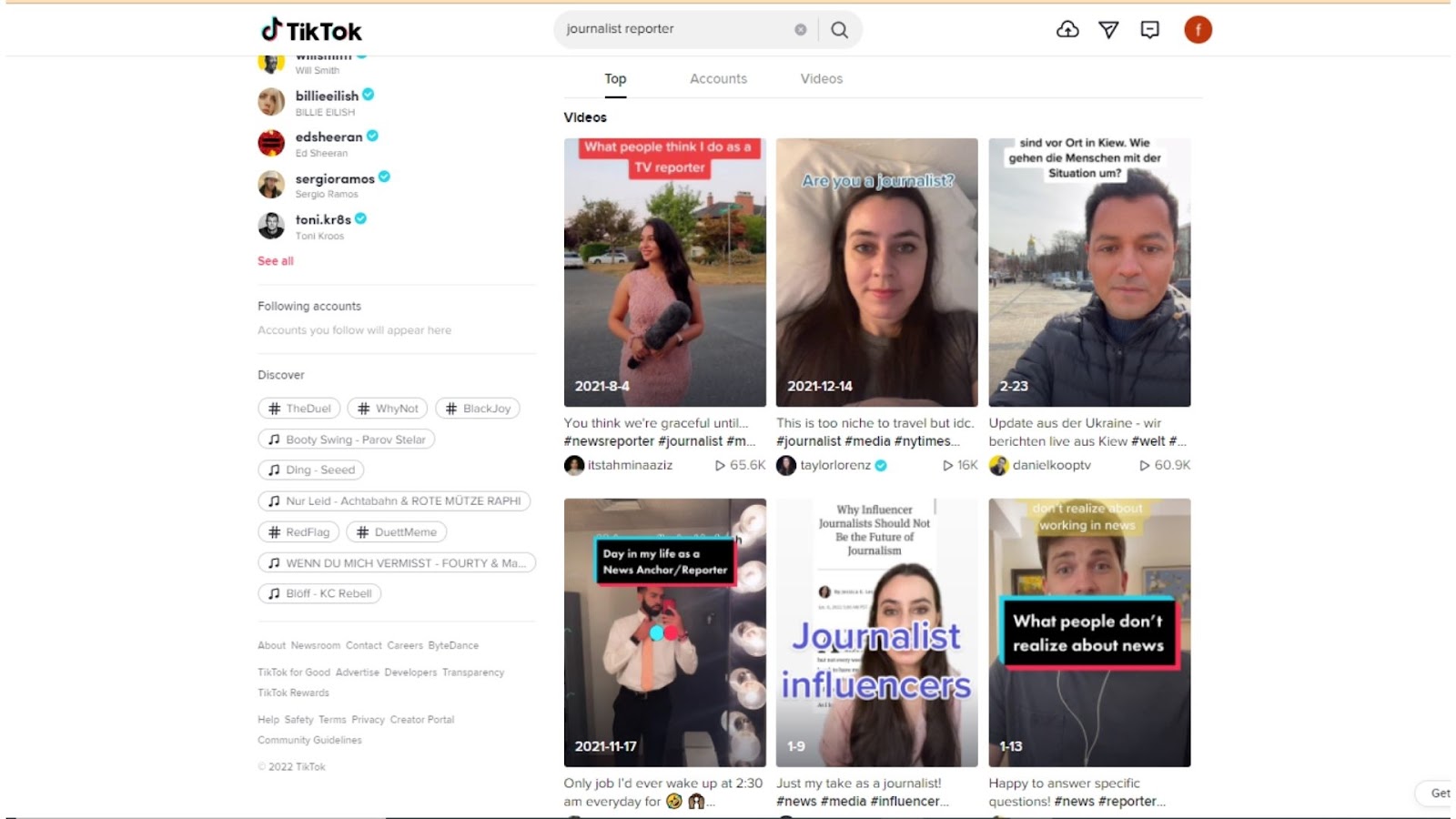 TikTok Influencers Based on Their Goals