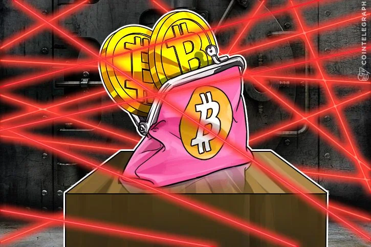 Billetera Bitcoin protegida por láser