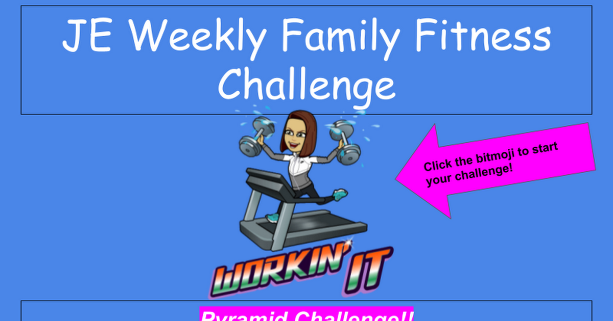 JE Weekly Family Fitness 3/1