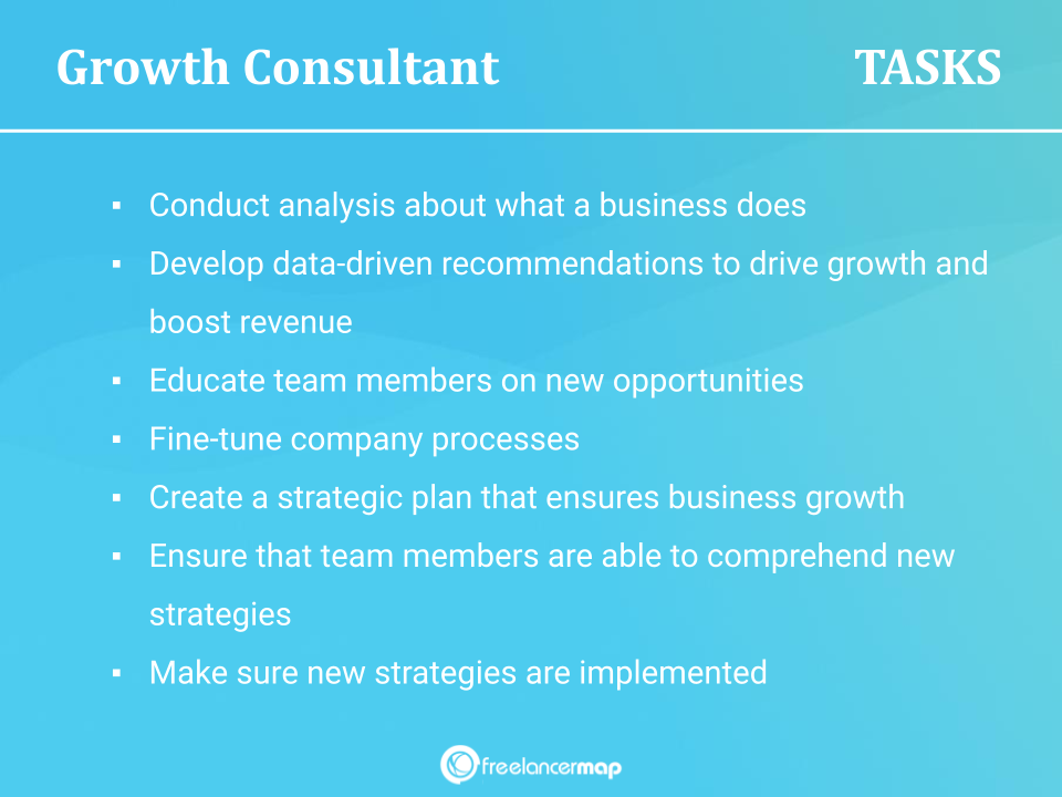 Responsibilities Of A Growth Consultant