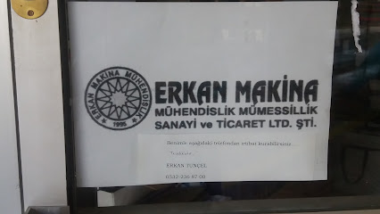 Erkan Makina Mühendislik Mümessillik San. ve Tic. Ltd. Şti.