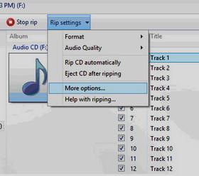 Rip cd vao may tinh bang Windows Media Player