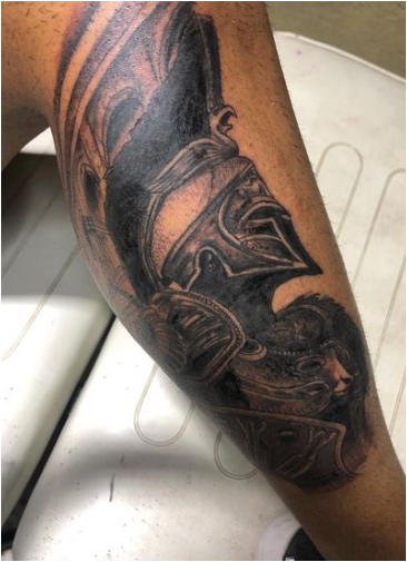 Realistic Tattoo Spartan