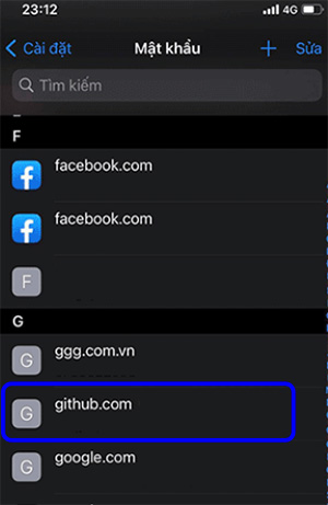 Cách coi password Gmail vẫn lưu bên trên iPhone (2) 