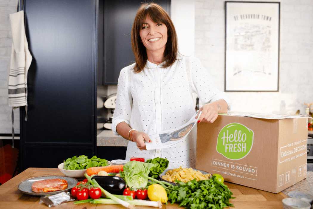 HelloFresh influencer marketing example.